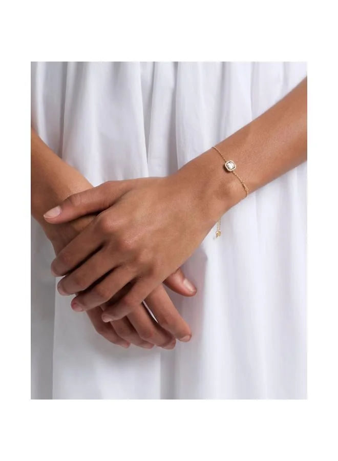 مايكل كورس Halo Asscher Cut Slider Bracelet