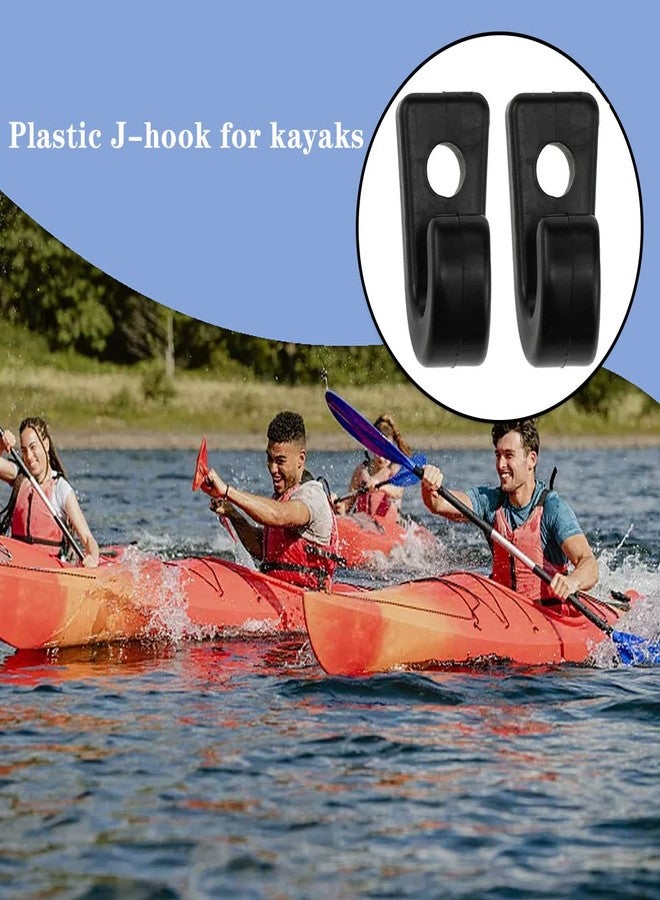 AYLIFU 12 pcs Kayak j Hooks with 12 Kayak Waterproof Rivets Safety Bungee j-Shaped Hooks Suitable for Safe Kayak Canoes Paddleboard Rowing Accessories - Image 5