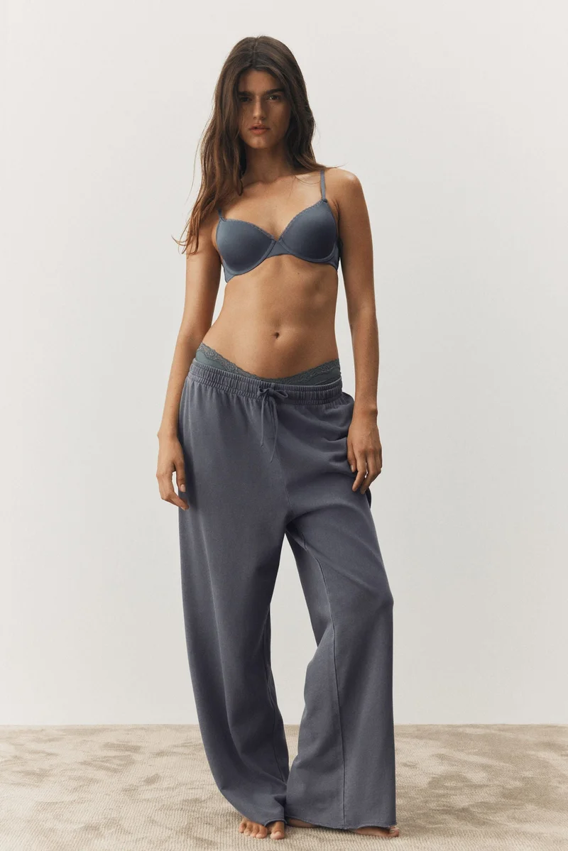 اتش اند ام حمالات صدر من المايكروفايبر بأسلاك سفلية - عبوة من قطعتين