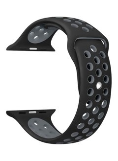 Replacement Band For Apple Watch Series 4 44mm Black/Grey