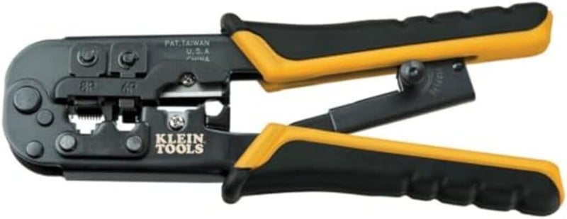 Klein Tools VDV226-011-SEN Ratcheting Modular Crimper/Stripper for Voice and Data Applications - Image 1