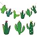 Marsui 24 Pieces Cactus Cutouts Wooden Ornaments Little Wooden Cactus DIY Cactus Decor Green Cactus Decorations Hanging - Image 2