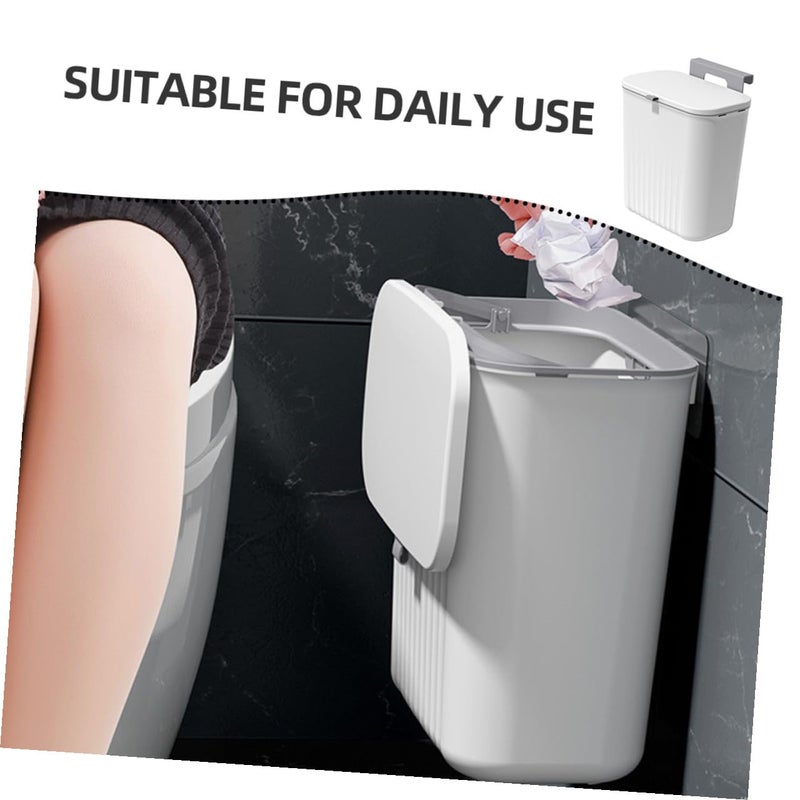 Multi-use well optimized build Wall Mounted Kitchen Trash Can with Sliding Lid, Ivory White Plastic Cabinet Door Garbage Bin, Small Covered Compost Container for Bathroom and Home Storage Trendy versatile build Transit & use compatible Stable local goods source Wide range expanded design Transit damage minimized design Solid anti-deform Individual group scene compatible Local available supply Multi-purpose Upgraded general material Assorted natural tone picks Wear resistant upgraded material Varied dimensions Most item matching trendy design Safe approved storage space Carefully engineered build Air & land transit compatible Budget friendly trendy design Upgraded simple practical design All choice modern design All storage space compatible Regular scheduled transit Simple multi-feature universal build Hot & cold climate compatible - Image 3