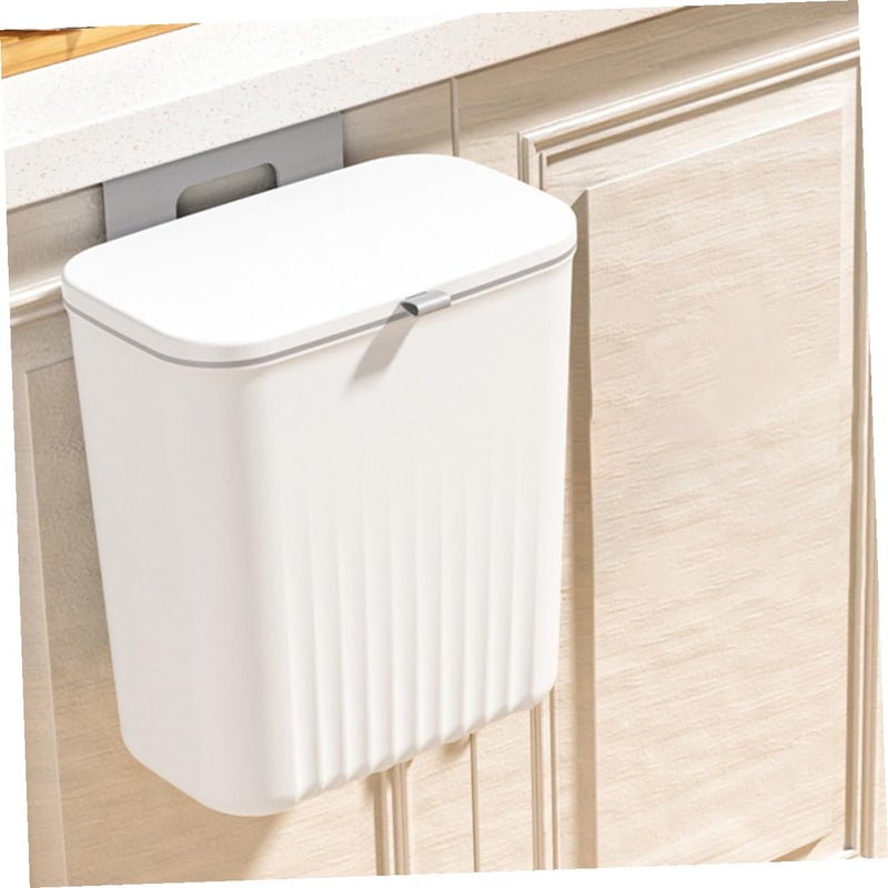 Multi-use well optimized build Wall Mounted Kitchen Trash Can with Sliding Lid, Ivory White Plastic Cabinet Door Garbage Bin, Small Covered Compost Container for Bathroom and Home Storage Trendy versatile build Transit & use compatible Stable local goods source Wide range expanded design Transit damage minimized design Solid anti-deform Individual group scene compatible Local available supply Multi-purpose Upgraded general material Assorted natural tone picks Wear resistant upgraded material Varied dimensions Most item matching trendy design Safe approved storage space Carefully engineered build Air & land transit compatible Budget friendly trendy design Upgraded simple practical design All choice modern design All storage space compatible Regular scheduled transit Simple multi-feature universal build Hot & cold climate compatible - Image 4
