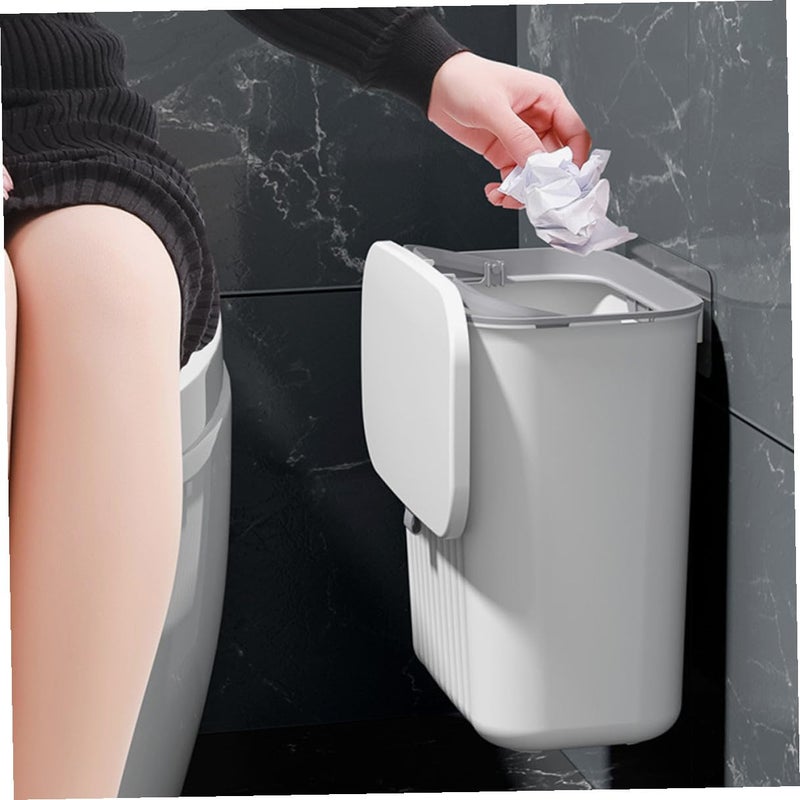 Multi-use well optimized build Wall Mounted Kitchen Trash Can with Sliding Lid, Ivory White Plastic Cabinet Door Garbage Bin, Small Covered Compost Container for Bathroom and Home Storage Trendy versatile build Transit & use compatible Stable local goods source Wide range expanded design Transit damage minimized design Solid anti-deform Individual group scene compatible Local available supply Multi-purpose Upgraded general material Assorted natural tone picks Wear resistant upgraded material Varied dimensions Most item matching trendy design Safe approved storage space Carefully engineered build Air & land transit compatible Budget friendly trendy design Upgraded simple practical design All choice modern design All storage space compatible Regular scheduled transit Simple multi-feature universal build Hot & cold climate compatible - Image 5
