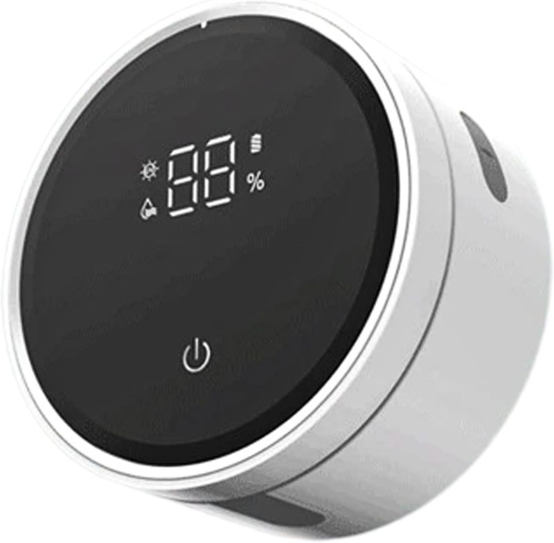 UV Toothbrush Holder White Wall Mounted - Wireless Charging Motion Sensor Smart Toothbrush Sanitizer with 99.9% Germ Elimination for Home Bathroom Travel Hygiene - Image 1