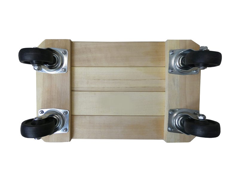 Shepherd Hardware 9854 Solid Wood Plant Dolly, 12-Inch x 18-Inch, 360-lb Load Capacity - Image 4