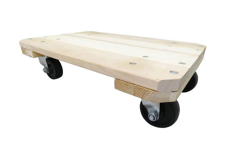 Shepherd Hardware 9854 Solid Wood Plant Dolly, 12-Inch x 18-Inch, 360-lb Load Capacity - Image 1