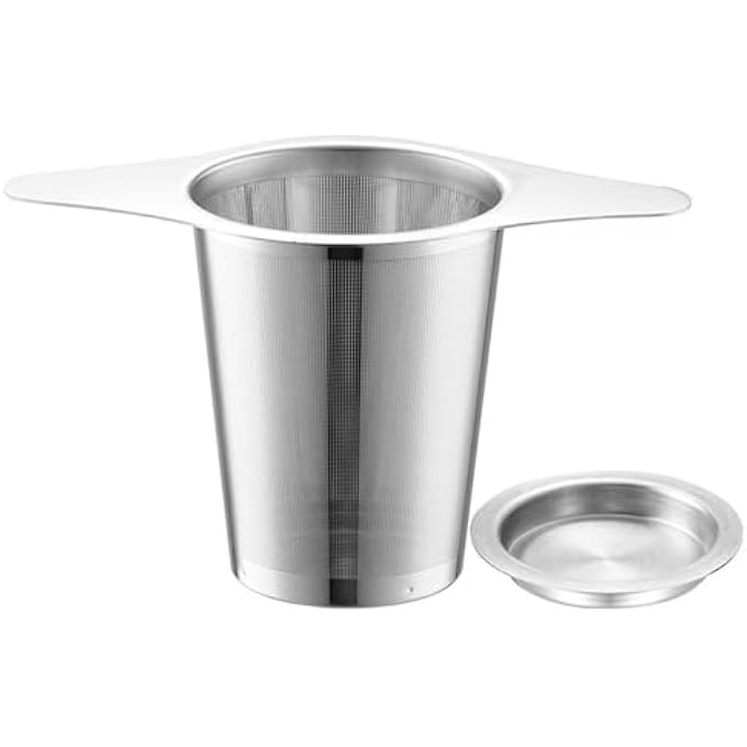WUZIA 304 Stainless Steel 13Cm X 79Cm Tea Infuser Reusable Loose Leaf Tea Strainer With Fine Mesh Filter For Teapot Or Cup - Image 1