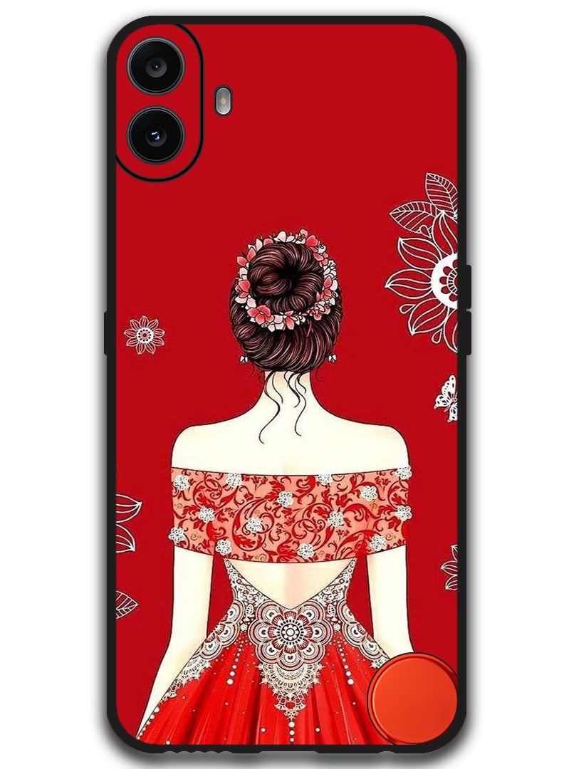 Theodor Protective Case Anti Scratch Shock Proof Bumper Cover For Nothing CMF Phone 1 Cute Ladyy - Image 1