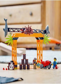LEGO LEGO - City The Shark Attack Stunt Challenge 122 Pieces - 60342  - Image 5