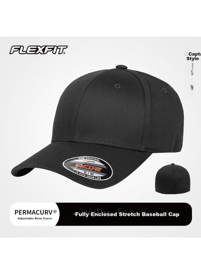 Flexfit Captain America Style Full-coverage Large Head Baseball Cap Uni High-top Sun Protection Outdoor Casual Visor Hat - Image 3