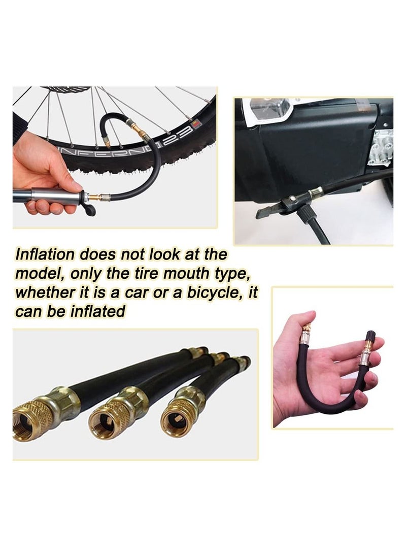 Valve Stem Extension 4PCS 8.27 Inches Dually Extenders 2PCS Core Removal Tool 6 Pieces 45 90 135 Degree Brass Adaptor - Image 3