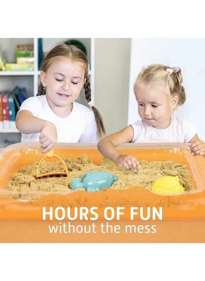 Sensory Sand Sensory Sand Inflatable Sand Tray for Sand Activities Alternative to Sand Box or Sand Mat or Sand Table  - Image 1