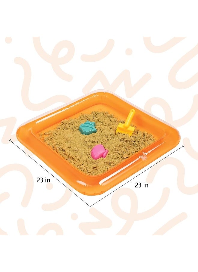 Sensory Sand Sensory Sand Inflatable Sand Tray for Sand Activities Alternative to Sand Box or Sand Mat or Sand Table  - Image 4