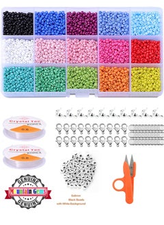 Mountain Gems Craft Beads Assorted Kit with Organizer Box for DIY STARTER KIT  - Image 1