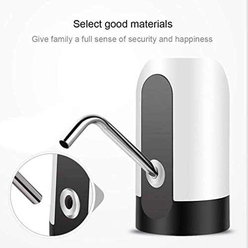 GRAZIA Automatic Wireless Water Bottle Switch Rechargeable Automatic Dispenser for 20 Litre Bottle with Portable USB Charging with USB Cable - Image 2