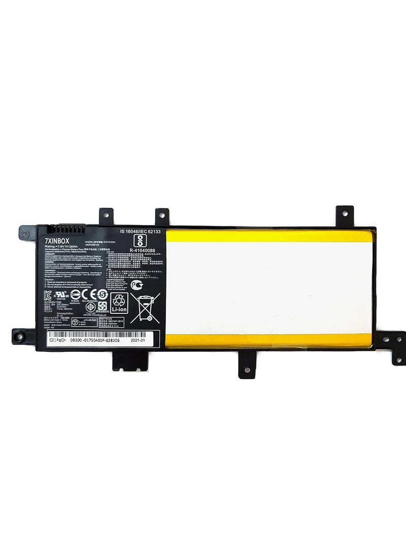 Terabyte 7.6V 38Wh C21N1634 Replacement Laptop Battery for ASUS FL5900U R542UR R542UR-GQ378T FL5900L - Image 1