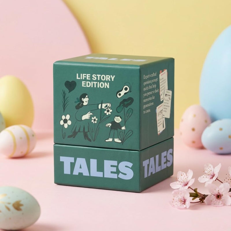 TALES 150 Life Story Interview Kit, Conversation Cards, for Grandparents, Parents, Families, Adults, Game Night, Road Trips, Dinner Table, Getting to Know You (New Edition) - Image 2