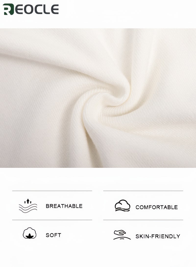 ريوكل كنزة نسائية ذات أكتاف مكشوفة بأكمام طويلة وتصميم ضيق منسوج بقماش مطاطي للارتداء الأنيق في خريف وشتاء - Image 5