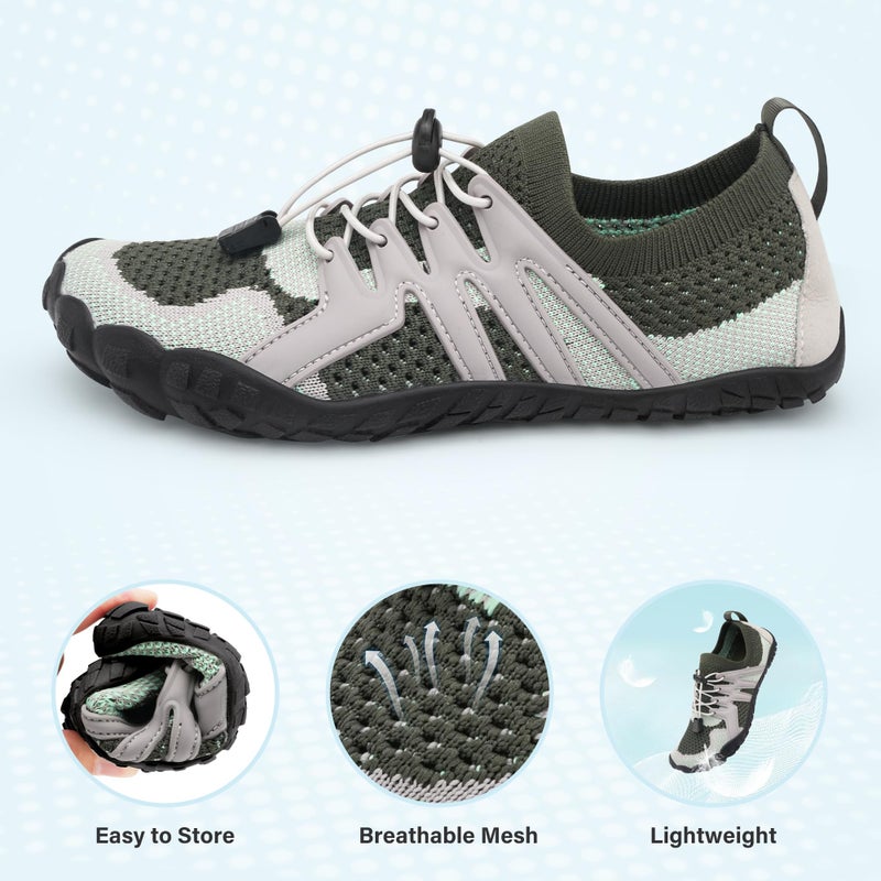Stelle Water Shoes for Women Men, Quick-Dry Barefoot Aqua Shoes for Beach, Swim, Pool, Boating & Yoga, Lightweight Water Shoes for Adult (Grey,7) - Image 5