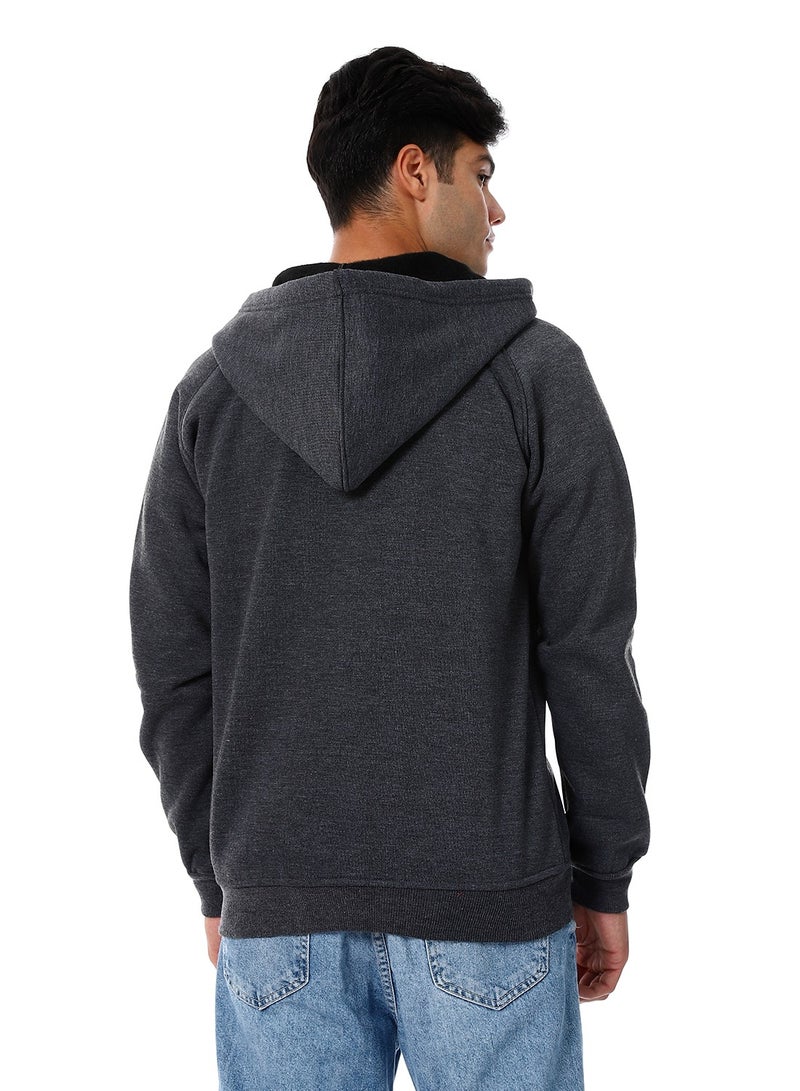 Caesar Mens Closed Hoodie - Image 4