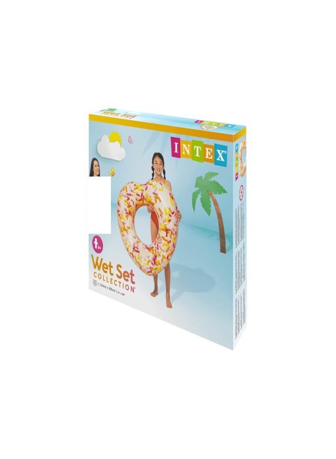 INTEX Sprinkle Donut Heart Tube - Image 1