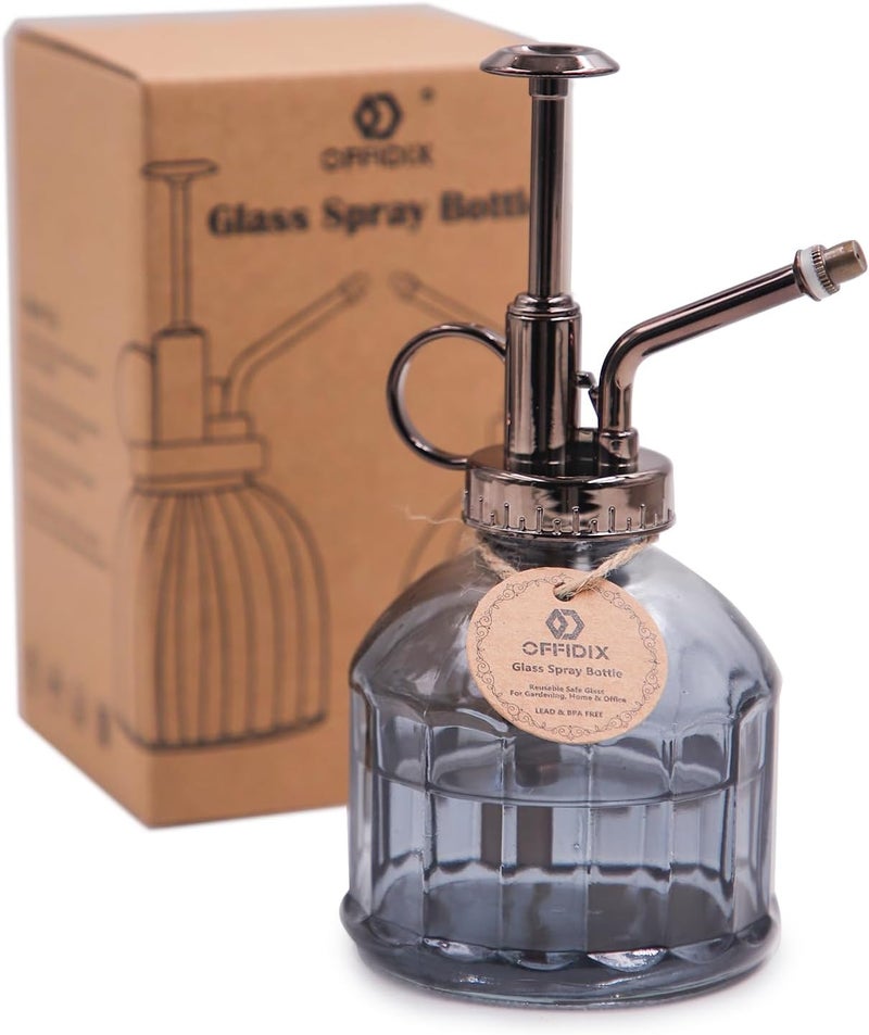 OFFIDIX Glass Plant Spray Bottle Plants Mister for Inside Small Watering Can for Indoor House Vintage Plant Spritzer Succulent Watering Sprayer Bottle - Image 1