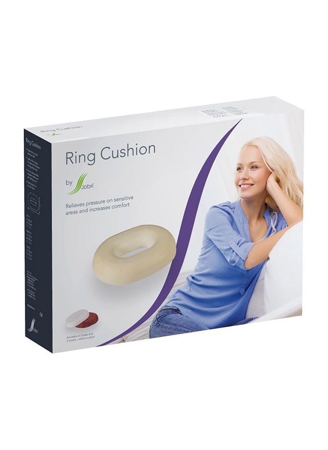 Jobri Ring Cushion 20"- Plaid-Bh1020  - Image 1