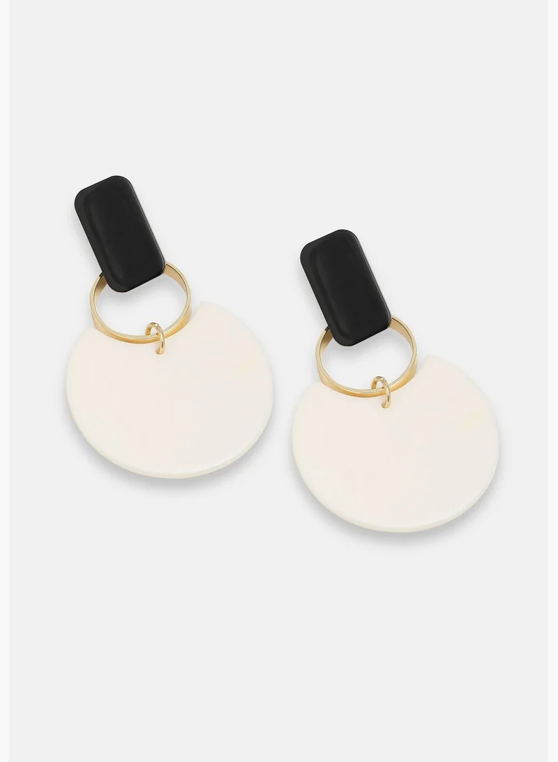 SOHI Gold Plated Party Designer Drop Earring For Women