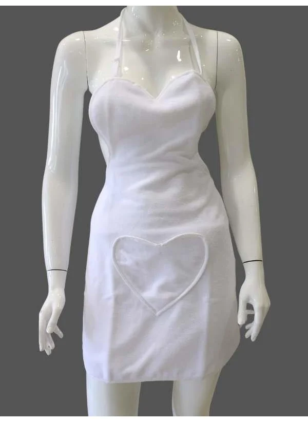 Ender Home Kitchen Apron Triga Towel Adjustable Hanger Heart Pocket Apron