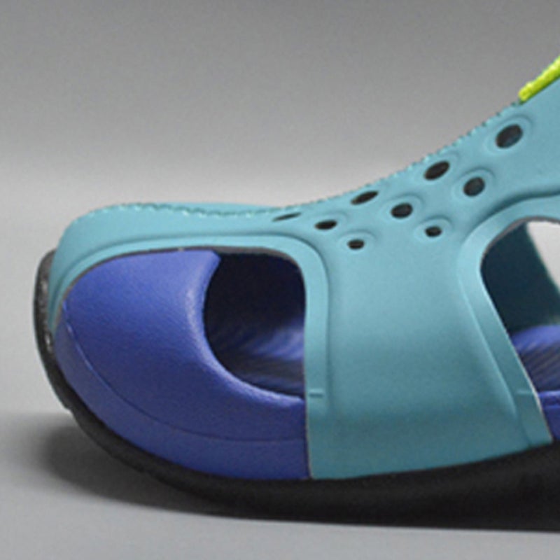 Putian Children'S Shoes Nk Airplane Sandals For Boys And Girls, Foot-Protecting Clogs, Baby Summer Water Shoes With Velcro And Closed-Toe Design - Image 1
