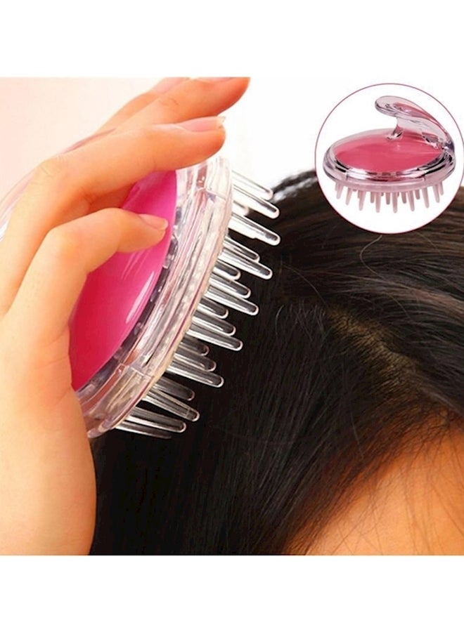 إسكدنيا فرشاة تدليك فروة الرأس فضي/وردي - Image 4