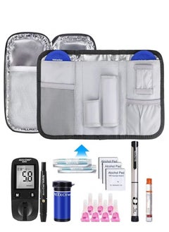 Leng Ke Insulin Travel Case - Insulated Medication Cooler Travel Bag for Diabetic Insulin Pen and Vials  - Image 2