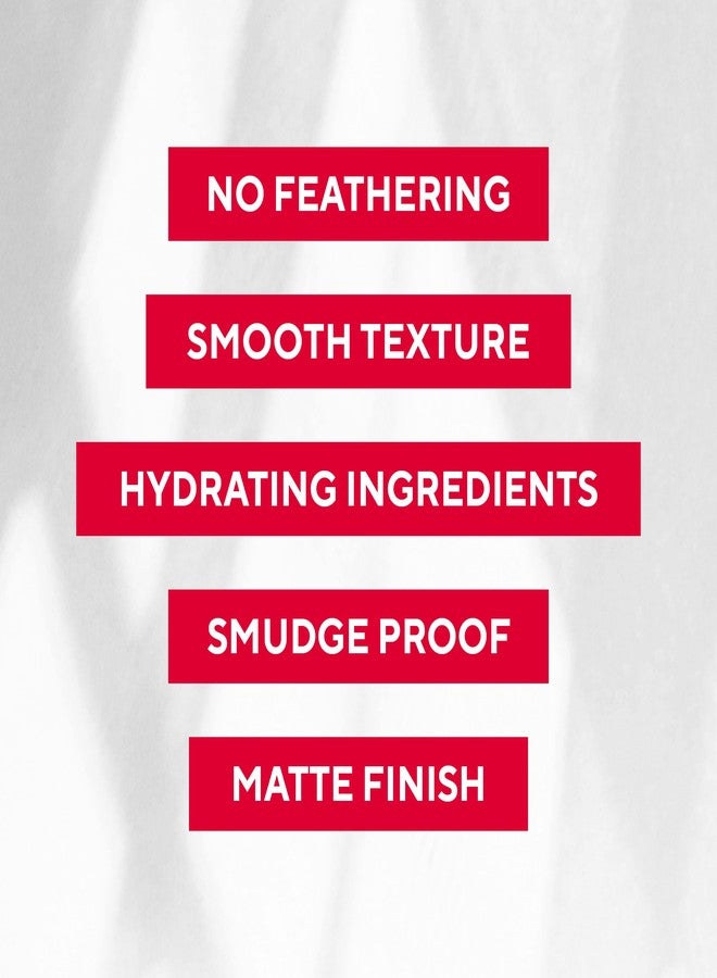 Mirabella - Velvet Matte Lip Crayon, Retractable Highly-Pigmented 2-in-1 Makeup, Long-Lasting Hydrating Lipstick Crayon + Lip Liner, Moisturizing Cream-to-Matte Lipcare Formula, Forever - Image 3