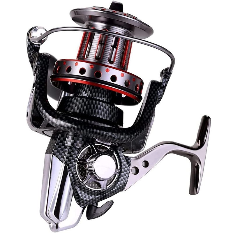 Fishdrops Surf Spinning Reel, Size 10000 12000 Saltwater Fishing Reels, Full Metal Frame 31 LBs Max Drag, 10+1 Stainless BB Ultra Smooth Powerful, High Capacity Long Casting Spinning Reels - Image 1