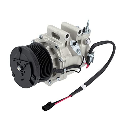 AA Ignition AC Compressor - A/C Compressor Compatible with Honda Civic 2006-2011, 1.8L - Replaces 38810RRBA01, 38800-RNA-A010-M, 38800-RNB-A02, 38800RNAA010M2, 38800RNAA01 - HVAC Air Conditioning Compressor - Image 1