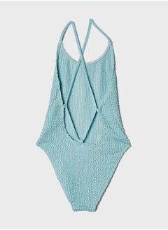 MANGO Kids Textured Swimsuit  - Image 2