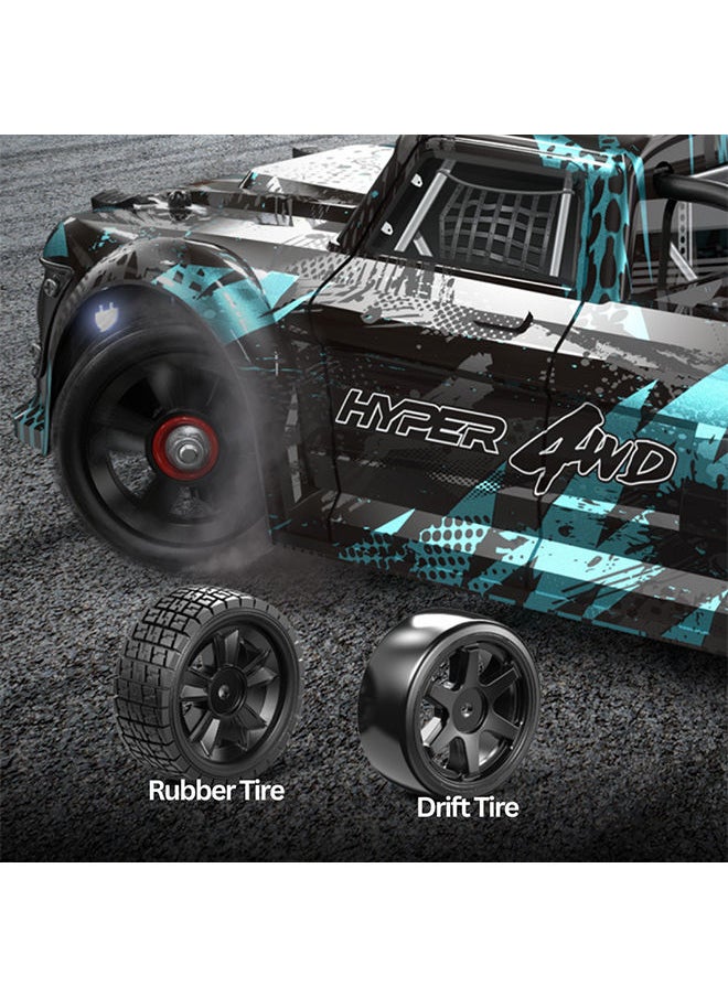 Mjx - Brushless Rc Hobby Grade Truck 2s Battery 1:14 Scale Radio Controlled Off-Roader Electronic Monster Rtr All Terrain Blue - Image 1