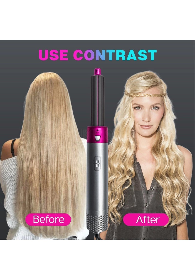 Hair Dryer 5 in 1 Hair Blower Brush Hair Curler, Hair Curler, Electric Hair Dryer, Rotating Hot Air Brush for All Hairstyles - Image 4