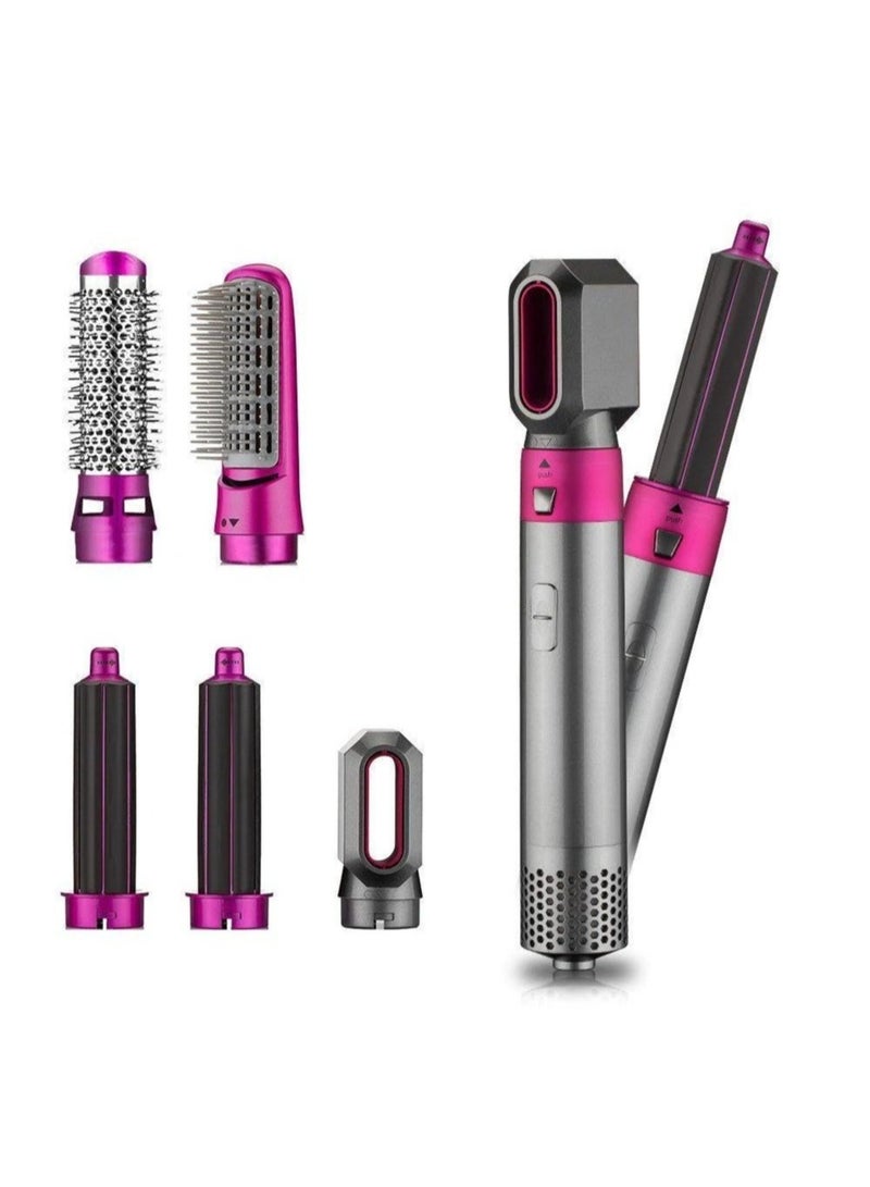 Hair Dryer 5 in 1 Hair Blower Brush Hair Curler, Hair Curler, Electric Hair Dryer, Rotating Hot Air Brush for All Hairstyles - Image 3