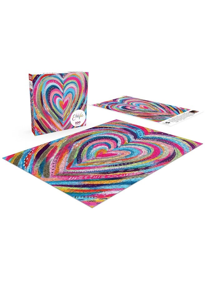 Buffalo Games - Ettavee - Bright Heart - 500 Piece Jigsaw Puzzle for Adults Challenging Puzzle Perfect for Game Nights - Image 1