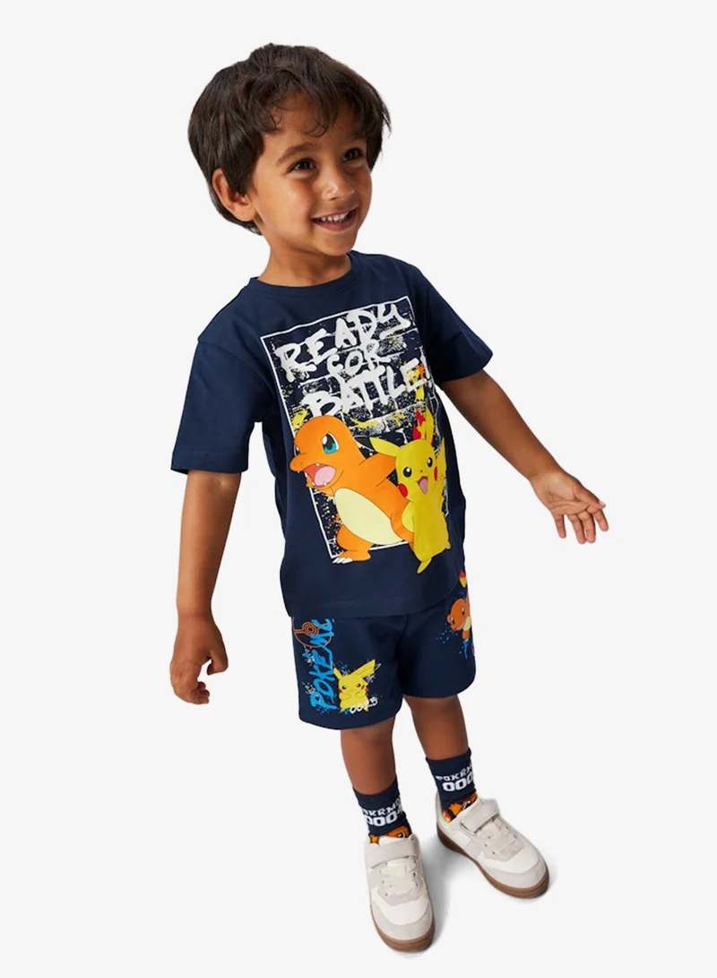 NAME IT Kids Pokemon Crew Neck T-Shirt