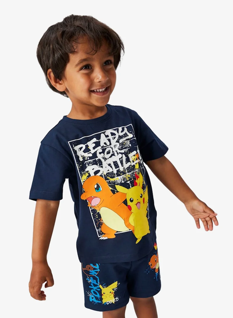 NAME IT Kids Pokemon Crew Neck T-Shirt