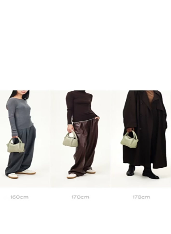 سونغمونت Mini Tote Yuanbao Bag: A Crossbody and Shoulder Bag Inspired by Vegetable Baskets  - Image 3
