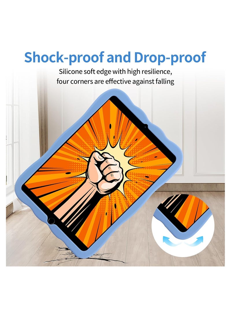 General Suitable for iPad 9th generation, 8th generation, 7th generation phone case 10.2 inch kids girl with screen protector stand cute anti-silicone full body protection tablet case  - Image 5