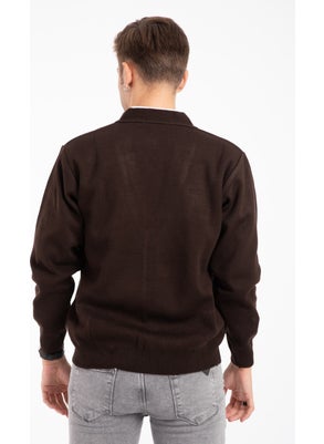 Men's Middle Age and Above Knitwear Knit Acrylic Winter Dad Cardigan 2062-Brown Color-Buttoned - pzsku/ZF0CF7E131DB5AA56F1B1Z/45/_/1733940749/16d2c168-cd55-473b-b877-f42f262e4cdf