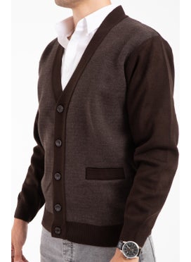 Men's Middle Age and Above Knitwear Knit Acrylic Winter Dad Cardigan 2062-Brown Color-Buttoned - pzsku/ZF0CF7E131DB5AA56F1B1Z/45/_/1733940750/ee87ca56-1f3b-4628-adff-bb1acf921347