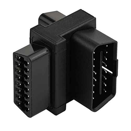 OLLGEN Mini Size OBD2 OBDII Full 16 Pin Male to Dual Female Adapter for Diagnostic Extender 1 to 2 OBD Port Extension Converter Connector - Image 2