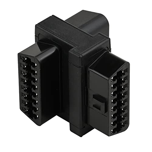 OLLGEN Mini Size OBD2 OBDII Full 16 Pin Male to Dual Female Adapter for Diagnostic Extender 1 to 2 OBD Port Extension Converter Connector - Image 4
